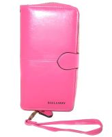 Жіночий гаманець Baellerry Elect New 3846 Pink 20x10 см з відділенням для телефону, жіноче портмоне клатч на 16 відділень для купюр і монет Рожевий