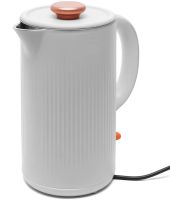 Электрический дисковый чайник Bitek BT-7848W на 2 л 1500W настольный кухонный электрочайник Битек BT7848W с автоотключением и поворотом на 360° Белый