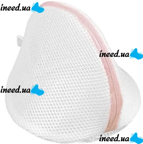 Универсальный сетчатый чехол контейнер Mesh Laundry Bag для стирки нижнего белья 13x16 см Органайзер мешок для стиральной машины защита от деформации