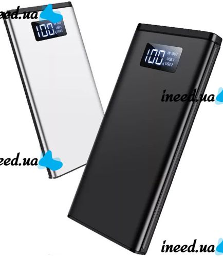 Зовнішній портативний акумулятор Power Bank Joyroom D-M190 10000 mAh 2.1 A Black c LCD дисплеєм, повербанк, портативний зарядний