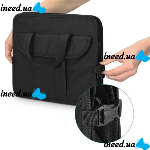 Folding Bag Organizer Trunk Organizer & Cooler in the trunk of the car, Folding nylon container with a thermal compartment, Refrigerator organizer in the car