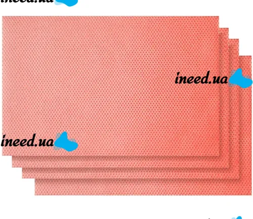 Antibacterial Silicone Mats 4 Pcs for Tescoma 4FOOD Refrigerator Shelves 45x30 cm, Set of universal mats napkins for shelves
