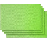 Antibacterial Silicone Mats 4 Pcs for Tescoma 4FOOD Refrigerator Shelves 45x30 cm, Set of universal mats napkins for shelves