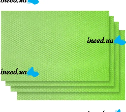 Antibacterial Silicone Mats 4 Pcs for Tescoma 4FOOD Refrigerator Shelves 45x30 cm, Set of universal mats napkins for shelves