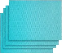 Antibacterial Silicone Mats 4 Pcs for Tescoma 4FOOD Refrigerator Shelves 45x30 cm, Set of universal mats napkins for shelves