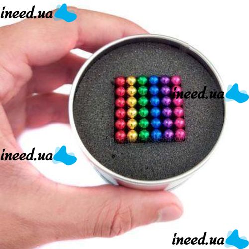 Neocube Rainbow Original, Mixed Colors, 216 5mm Beads in a Box