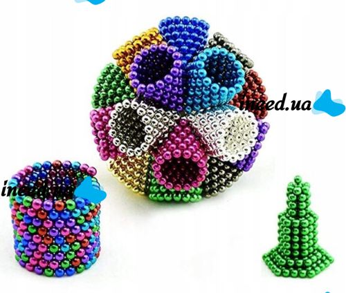 Neocube Rainbow Original, Mixed Colors, 216 5mm Beads in a Box