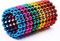 Neocube Rainbow Original, Mixed Colors, 216 5mm Beads in a Box