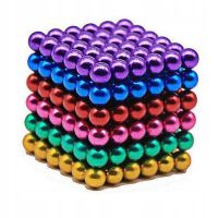 Neocube Rainbow Original, Mixed Colors, 216 5mm Beads in a Box