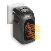 Термовентилятор Rovus Handy Heater 400W Черный, Электрический тепловентилятор, дуйка, обогреватель
