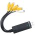 4х канальный EasyCap карта видеозахвата USB2.0 Easy Cap