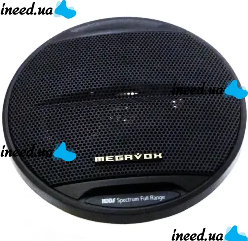 Car Speakers Acoustics Megavox MD-459-S3 10 cm 230W 2pcs in Car, Round 3-way Speakers Megavox in Car, Car Acoustics 230W Black