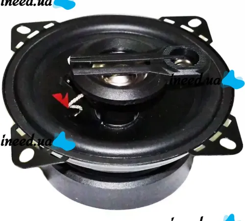 Car Speakers Acoustics Megavox MD-459-S3 10 cm 230W 2pcs in Car, Round 3-way Speakers Megavox in Car, Car Acoustics 230W Black