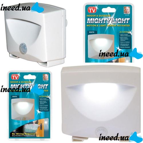 Універсальна Led підсвічування, світильник Mighty Light Night Lights Світлодіодна лампа з датчиком руху