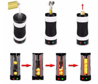 Вертикальная омлетница Rollie - Easy Egg Cooker master FZ-C1, прибор для приготовления яиц, яичница на палочке