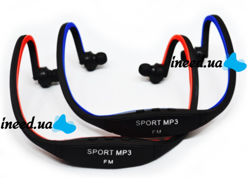 Бездротові навушники Sport mp3 S9 C FM радіо microSD