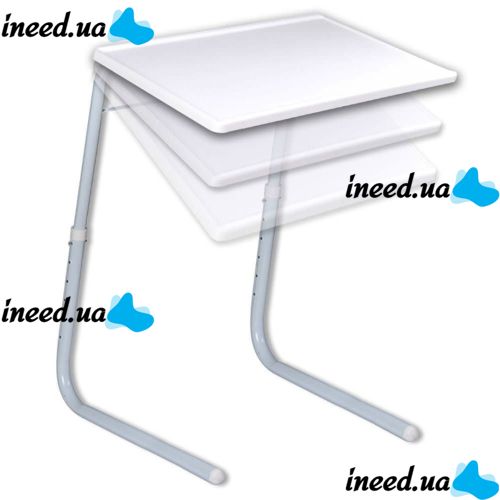 Мобільний складаний столик для ноутбука і їжі Table Mate 2 з регулюванням висоти і нахилом