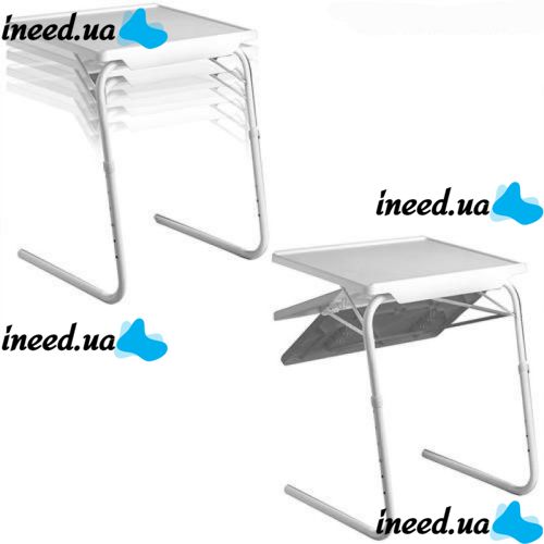 Мобільний складаний столик для ноутбука і їжі Table Mate 2 з регулюванням висоти і нахилом