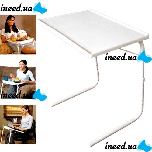 Мобільний складаний столик для ноутбука і їжі Table Mate 2 з регулюванням висоти і нахилом