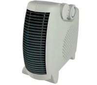 Domotec MS-5903 2000W Outdoor Electric Fan Heater , Portable Table Heater 2 in 1 with Thermostat Domotec MS5903 White
