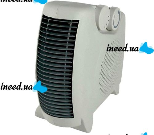 Domotec MS-5903 2000W Outdoor Electric Fan Heater , Portable Table Heater 2 in 1 with Thermostat Domotec MS5903 White