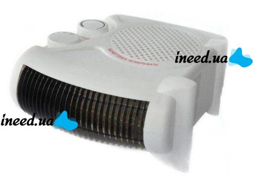 Domotec MS-5903 2000W Outdoor Electric Fan Heater , Portable Table Heater 2 in 1 with Thermostat Domotec MS5903 White