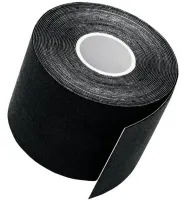 Sports Kinesio tape Kinesiology Sportstape & Therapy 5cm 5m Waterproof Patch, Kinesiological Elastic Band for Muscle Support Black
