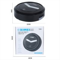 Розумний смарт робот пилосос Ximei Smart Robot 102 PRO 1200mAh 1500W акумуляторний самоубирающийся робот-пилосос для сухого прибирання будинку Чорний