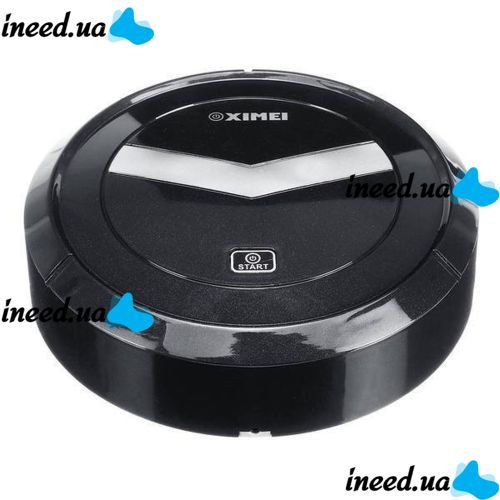 Розумний смарт робот пилосос Ximei Smart Robot 102 PRO 1200mAh 1500W акумуляторний самоубирающийся робот-пилосос для сухого прибирання будинку Чорний