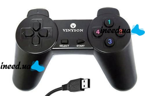 Проводной USB джойстик для ПК Corpus DC-701U PC GamePad для компьютера