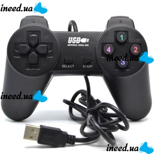 Проводной USB джойстик для ПК Corpus DC-701U PC GamePad для компьютера