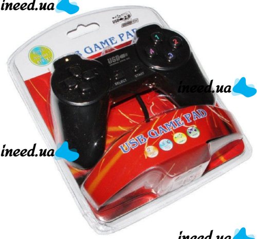 Проводной USB джойстик для ПК Corpus DC-701U PC GamePad для компьютера