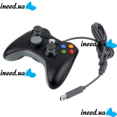 Wired USB Joystick for PC USB-360 Black under the Guise of Xbox 360 Vibro Black
