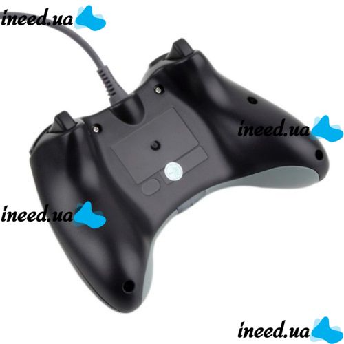 Проводной джойстик Microsoft Xbox 360 Black Оригинал Черный