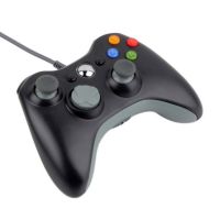 Проводной джойстик Microsoft Xbox 360 Black Оригинал Черный