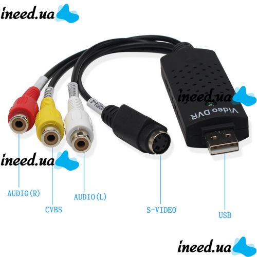 USB Video Capture Card EasyCap Adapter Digitization Easy Cap Easy Cap