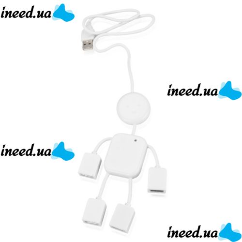 USB хаб Чоловічок Hi-Speed на 4 порти розгалужувач