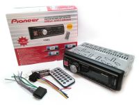 Universal car radio ISO Pioneer 1093 with removable panel player with USB and SD, Car radio player with remote control in the car