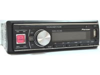 Universal car radio ISO Pioneer 1093 with removable panel player with USB and SD, Car radio player with remote control in the car