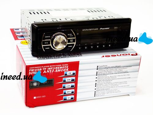 Car radio ISO Pioneer 2053 car radio with Bluetooth