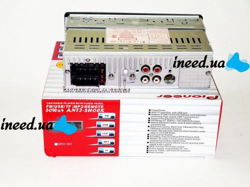 Car radio ISO Pioneer 2053 car radio with Bluetooth