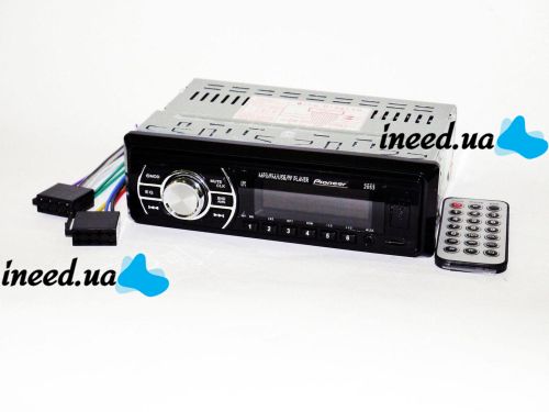 Car radio ISO Pioneer 2053 car radio with Bluetooth