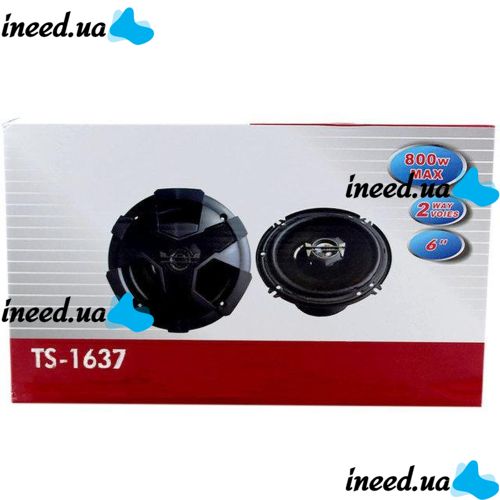 Automotive acoustics Pioneer TS-1637 800W car speakers 6", 16 cm