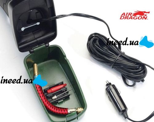 Автомобільний електричний компресор Air Dragon 12V насос з Lcd дисплеєм у формі шуруповерта