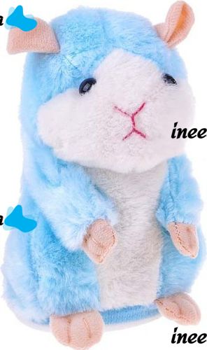 Інтерактивна іграшка говорить хом'як Woody O'time WT0502 Blue, повторює слова, хом'ячок повторюшка Блакитний