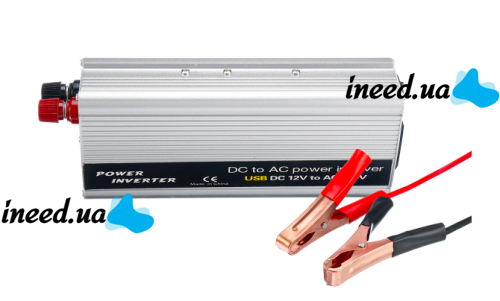 Автомобільний перетворювач напруги 12V-220V 2000W, авто інвертор, 12В 220В 2000Вт