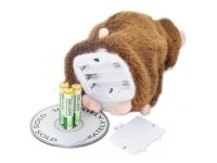 Інтерактивна іграшка говорить хом'як Woody O'time WT0502 Dark Brown, повторює слова темно коричневий