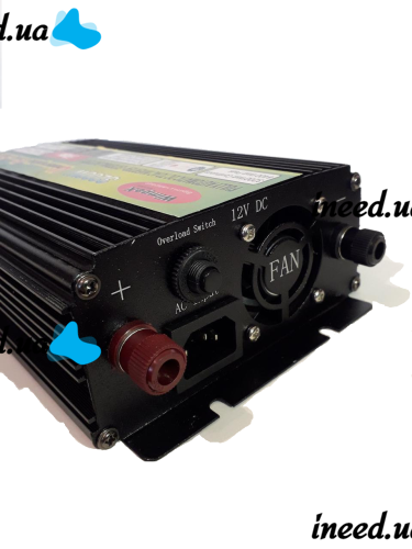 Автомобільний перетворювач напруги Wimpex 12v-220v 3200W інвертор C зарядним від мережі 220 8A