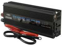 Автомобильный инвертор UKC AC/DC 12V-220V 2000W, авто преобразователь тока 12В 220В 2000Вт (12V 220V)