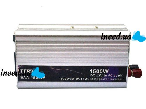 Автомобільний перетворювач напруги UKC SAA - 1500W 12V-230V 1500W авто інвертор в коробці
